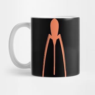 Philippe Starck Juicy Salif in Orange Silhouette - Product Design Mug